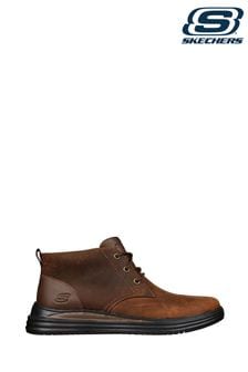 Skechers Brown Proven Mens Boots (T78904) | €113