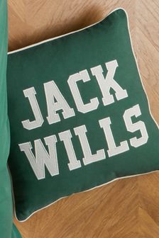 Jack Wills Green Varsity Cushion (T78907) | 56 €