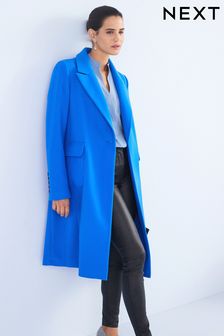 Синий кобальт - Пальто с лацканами (T79213) | €39
