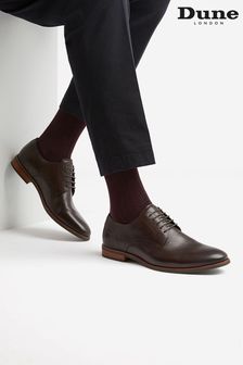 Pantofi eleganți Dune London Suffolks Gibson maro din piele (T80184) | 735 LEI