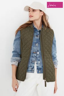 Joules Green Minx Quilted Gilet (T80193) | €29.50