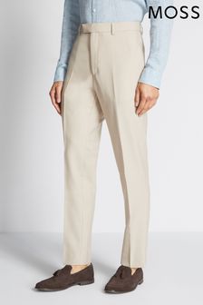 Moss Natural Slim Fit Trousers (T80401) | 284 zł