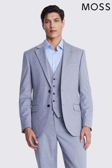Moss Regular Fit Grey Stretch Suit: Jacket (T81131) | 173 €