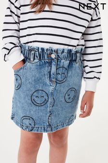 SmileyWorld Denim Paperbag Waist Skirt (3-16yrs) (T81697) | 9,370 Ft - 11,970 Ft