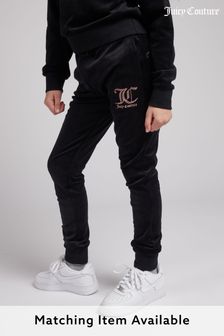 Juicy Couture Black Velour Slim Joggers (T82006) | $74 - $99
