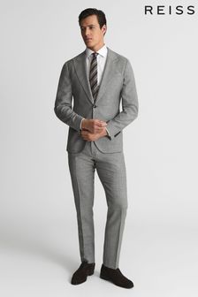 Reiss Grey Buxley Wool Wedding Suit: Mixer Trousers (T82085) | 199 €