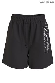 Calvin Klein Jeans Black Institutional Logo Shorts (T82182) | 67 €