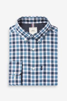 Blue Regular Fit Single Cuff Easy Iron Button Down Oxford Shirt (T82318) | 28 €