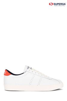 Białe skórzane buty sportowe Superga Unisex Sports (T82920) | 177 zł