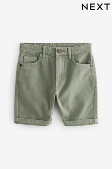 Sage Green - Denim Shorts (3-16yrs) (T83013) | kr180 - kr270