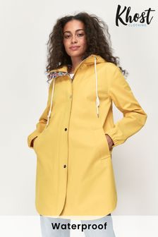 Khost Clothing Yellow Showerproof Mac Raincoat (T83474) | $124