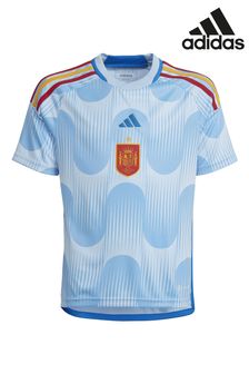 Camiseta de la segunda equipación de España 22 para el mundial de fútbol para niños de adidas (T83660) | 62 €