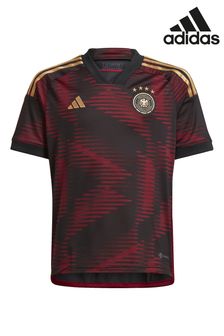Camiseta de la segunda equipación de Alemania 22 para el mundial de fútbol para niños de adidas (T83665) | 62 €