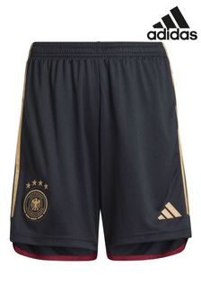 adidas Black World Cup Germany 22 Junior Away Shorts (T83666) | €35
