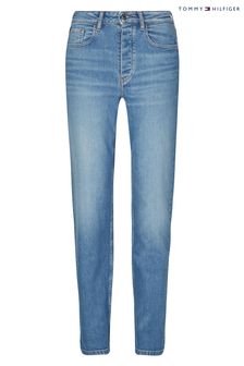 ג'ינס בגזרה גבוהה של Tommy Hilfiger דגם New Classic בכחול (T84074) | ‏559 ₪