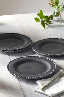 MM Living Grey Grey Side Plate (T84208) | $15
