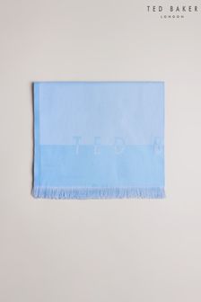 צעיף ארוך עם לוגו בצבע כחול של Ted Baker דגם Esteli (T84396) | ‏186 ₪