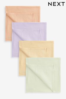 Lilac Purple Baby Muslin Squares 4 Pack (T84443) | 350 UAH