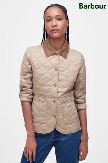 Barbour® Natural Deveron Quilt Jacket (T84493) | 740 QAR