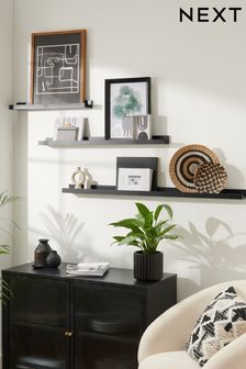 Black Picture Ledge Shelves (T84907) | €13 - €23