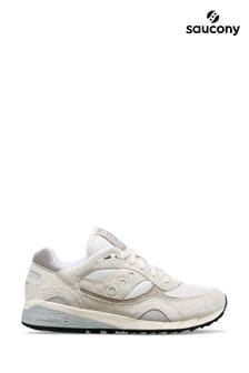 Saucony Shadow 6000 White Trainers (T85183) | 701 SAR