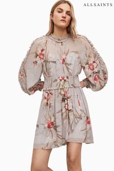 Allsaints Womens Thallo Kuroyuri Dress (T85373) | NT$9,280