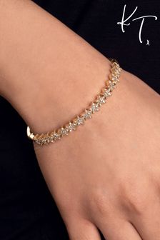 Kate Thornton Gold Tone Delicate Star Sparkly Bracelet (T85693) | ₪ 256