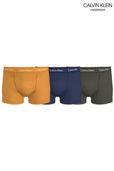 Calvin Klein Orange Cotton Stretch Trunks 3 Pack (T85794) | $66