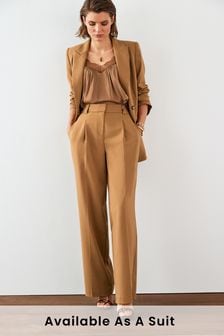 Camel Tailored Wide Leg Trousers (T85911) | €50