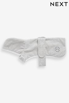 Серый - Сушильный халат-полотенце для собаки (T86012) | €18 - €23