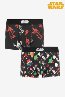 Star Wars Black 2 Pack Christmas Boxers (T86049) | $27