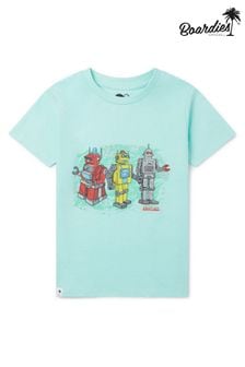 Boardies Kids Unisex Multi Robots T Shirt (T86424) | €32
