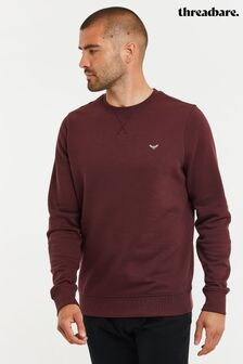 Threadbare Red Crew Neck Sweatshirt (T86681) | $34