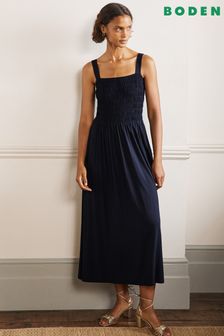 שמלת מקסי ג׳רזי כחול דגם Peggy של Boden (T86792) | ‏419 ₪