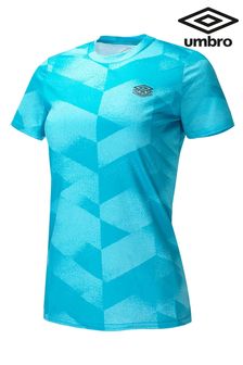 Niebieska damska koszulka treningowa Umbro Pro Training Warm Up (T87019) | 110 zł