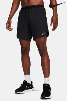 Negru - pantaloni scurți de alergare 7 inci 2 inci Nike Dri-fit 1 (T87096) | 328 LEI