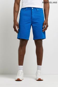 River Island Blue Bright Relaxed Cobalt Shorts (T87161) | €37