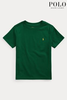 Зеленая футболка для мальчиков с логотипом Polo Ralph Lauren Hunt Club (T87243) | €27 - €29