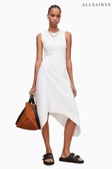 AllSaints White Gia Dress (T87445) | AED513