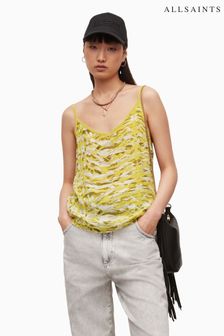 AllSaints Yellow Tami Oniyuri Top (T87865) | $126