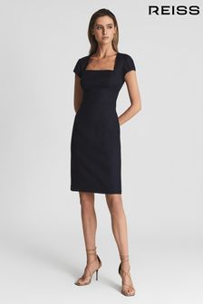 Темно-синий - платье с Строгий стиль Reiss Haisley (T87927) | €271