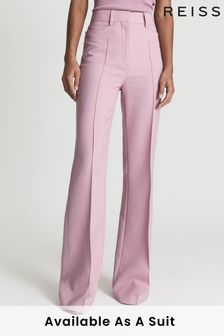 Reiss Pink Aura Tailored Flare Trousers (T87929) | CHF 236
