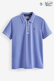 Original Penguin Golf Ladies Blue Veronica Polo Shirt (T89204) | $65