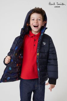 Водоотталкивающий двустороннее дутое пальто для мальчиков Paul Smith (T89419) | €150