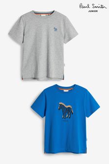Paul Smith Junior Boys 2-Pack Short Sleeve T-Shirts (T89464) | $62