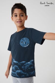 Paul Smith Junior Boys Glow in the Dark Print T-Shirt (T89466) | 1,820 UAH