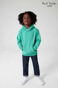 Grün - Paul Smith Junior Jungen Kapuzensweatshirt mit Zebralogo (T89472) | 44 €