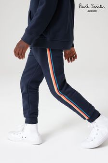 Темно-синий - Paul Smith детские спортивные брюки в полоску (T89487) | €42