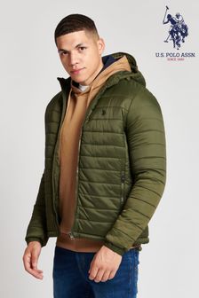 U.S. Polo Assn Green Hooded Quilted Coat (T89564) | 3,033 UAH