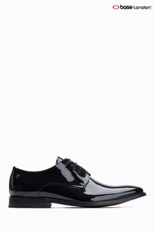 Base London Marley Black Patent Derby Shoes (T89966) | ₪ 352